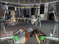 Twoim celem jest odnalezienie następnego z członków oddziału - Troika - Kampania II - Star Wars: Republic Commando - poradnik do gry