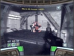 Przełącz się na widzenie w ciemnościach i wyjdź ze śmietnika, po czym zajmij się konsolą - The Wrath Of The Republic - Kampania II - Star Wars: Republic Commando - poradnik do gry