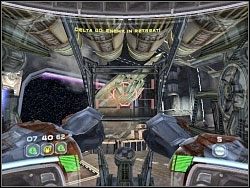 Po ciężkiej walce zajmij oba działa na dole i strzelaj w statek - The Wrath Of The Republic - Kampania II - Star Wars: Republic Commando - poradnik do gry
