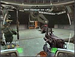 Zjedź windą z walkerem niżej i opuść poziom - Overwhelming Odds - Kampania II - Star Wars: Republic Commando - poradnik do gry