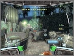 Niedaleko od miejsca lądowania trafisz na obóz wroga - The Rescue Of Tarfful - Kampania III - Star Wars: Republic Commando - poradnik do gry