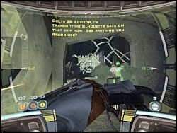 Zniszczenie tego fragmentu ściany pozwoli na kontynuowanie gry - Hard Contact - Kampania III - Star Wars: Republic Commando - poradnik do gry