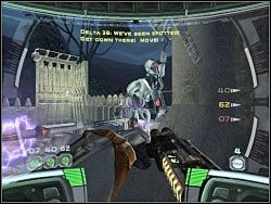 Będziesz miał okazję obejrzeć krótką scenkę z jednym z czarnych charakterów oraz jego pomagierami - The Bodyguards - Kampania III - Star Wars: Republic Commando - poradnik do gry