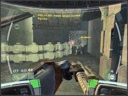 Pozbądź się pobliskiej barykady - The Bodyguards - Kampania III - Star Wars: Republic Commando - poradnik do gry