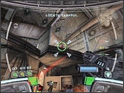 Brnąc do przodu przez zastępy droidów zauważysz na górze uwięzionego przywódcę Wookich - V.I.W. - Kampania III - Star Wars: Republic Commando - poradnik do gry