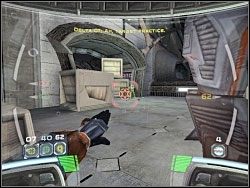 Pozbywając się tej barykady będziesz mógł przejść dalej - Saving Ammo - Kampania III - Star Wars: Republic Commando - poradnik do gry