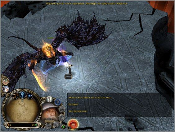 Pozostaje rozprawić się dużym, aczkolwiek sprawiającym wrażenie roztrzepanego, Balrogiem (#3 ) - Moria - Strona Dobra - Władca Pierścieni: Bitwa o Śródziemie - poradnik do gry