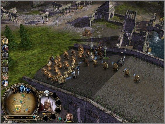 Po upływie 13 minut nie przywołuj od razu Faramira - buduj spokojnie armię i maksymalnie ją ulepszaj - Osgiliat - Strona Dobra - Władca Pierścieni: Bitwa o Śródziemie - poradnik do gry