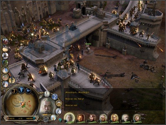 Zacznij od budowy kilku Gospodarstw, które zapewnią odpowiednie zasoby - Minas Tirith - Strona Dobra - Władca Pierścieni: Bitwa o Śródziemie - poradnik do gry