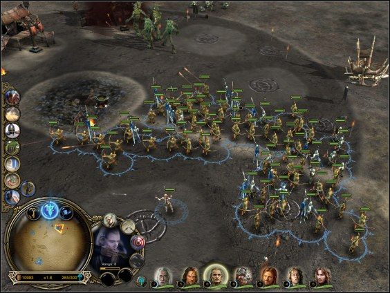 Postaw na początek Zamek (by wróg się tu nie wybudował) i przejdź szybko ratować sojuszniczą bazę (#2 ) - Środkowe Inthilien - Strona Dobra - Władca Pierścieni: Bitwa o Śródziemie - poradnik do gry