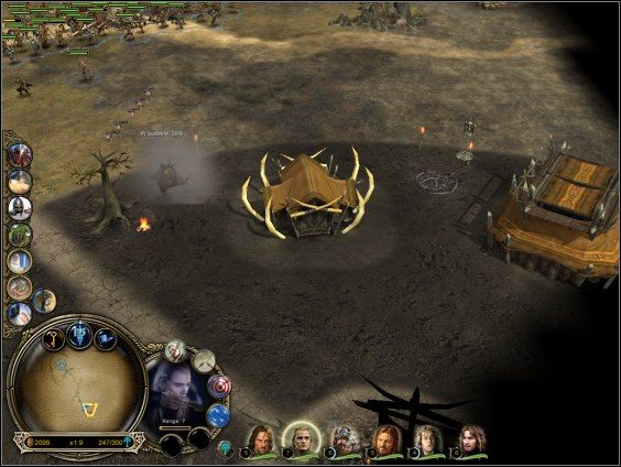 Nie ma się za dużo co rozwodzić, po prostu weź ekipę Łuczników (#1 ) i skieruj ich do punktu #2 , czyli do głównej bazy wroga - Emyn Arnen - Strona Dobra - Władca Pierścieni: Bitwa o Śródziemie - poradnik do gry