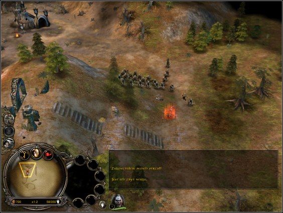 Zakup na początku po dwa oddziały Uruk-hai i kuszników (#1 ) - połącz ich ze sobą - Amon Hen - Siły Zła - Władca Pierścieni: Bitwa o Śródziemie - poradnik do gry