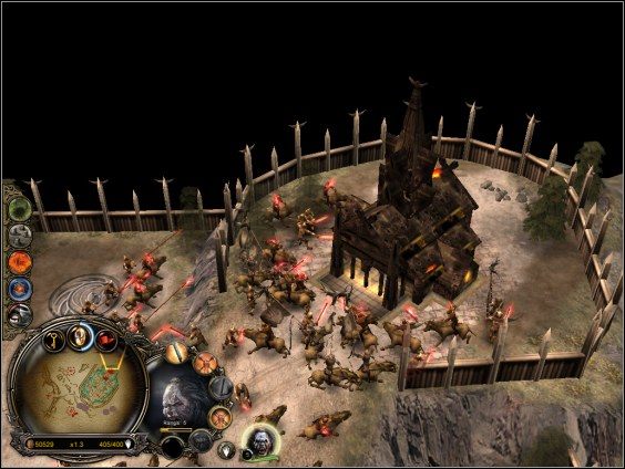 Nie rozwodząc się zbyt długo, postaw pierwszą bazę (a w niej trzy rzeźnie bądź piece), a następnie swoją armią zajmij dwie bazy (#2 i #3 ) wroga - Edoras - Siły Zła - Władca Pierścieni: Bitwa o Śródziemie - poradnik do gry