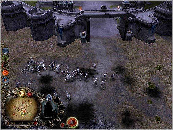 Pierwsze siedem minut (po których przyleci Nazgul) to ciężkie ataki ze strony przeciwnika - Rozstaje - Siły Zła - Władca Pierścieni: Bitwa o Śródziemie - poradnik do gry