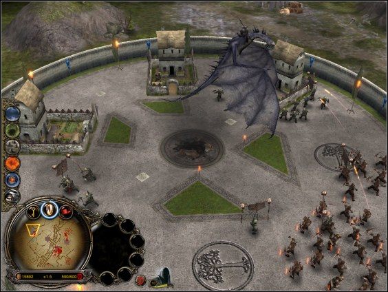 Początek jest bardzo ostry, jako że Twoja główna baza (#1 ) jest zewsząd atakowana - Osgiliath - Siły Zła - Władca Pierścieni: Bitwa o Śródziemie - poradnik do gry