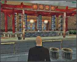 Zaczynamy niedaleko restauracji - Lee Hong Assasination - Hong Kong - Hitman: Codename 47 - poradnik do gry