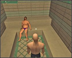 Tam spotkamy starszego jegomościa, który zwierza się nam ze swoich kłopotów zdrowotnych - słabe serce - Traditions of The Trade - Europa - Hitman: Codename 47 - poradnik do gry