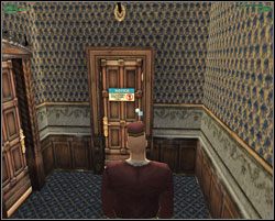 Na końcu odnogi korytarza znajduje się pomieszczenie dla personelu - tam przebieramy się za jednego z pracowników hotelu - Traditions of The Trade - Europa - Hitman: Codename 47 - poradnik do gry
