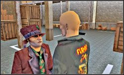 Witamy w drzwiach Ivana i po grzecznościowej wymianie zdań przekazujemy mu zapłatę za dostarczoną broń - Gunrunners Paradise - Europa - Hitman: Codename 47 - poradnik do gry