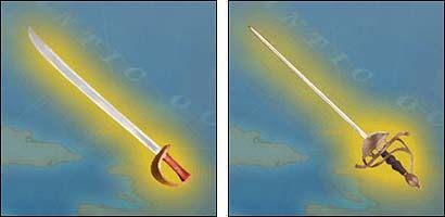 Balanced Swords i Perfectly Balanced Swords - Przedmioty (1) | Rozwój bohatera w Sid Meiers Pirates! - Sid Meiers Pirates! (2004) - poradnik do gry