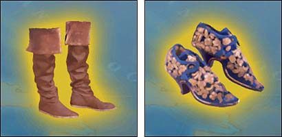 Calfskin Boots i Dancing Slippers - Przedmioty (1) | Rozwój bohatera w Sid Meiers Pirates! - Sid Meiers Pirates! (2004) - poradnik do gry