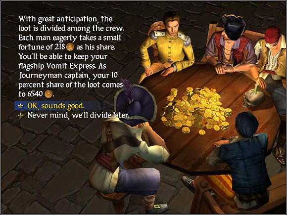 Sprawiedliwy podział łupów - Podział łupów | Załoga w Sid Meiers Pirates! - Sid Meiers Pirates! (2004) - poradnik do gry