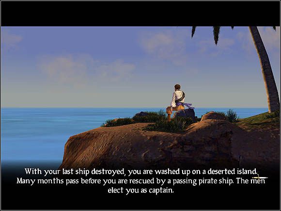 Zesłanie na bezludną wyspę jest karą za utratę ostatniego statku - Jak walczyć? | Bitwy morskie w Sid Meiers Pirates! - Sid Meiers Pirates! (2004) - poradnik do gry