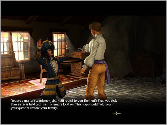 Baron Raymondo schwytany w tawernie - Pościg | Zaginieni krewni w Sid Meiers Pirates! - Sid Meiers Pirates! (2004) - poradnik do gry