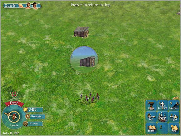 Oto miejsce ukrycia naszej siostry - Odnalezienie zaginionych członków rodziny | Zaginieni krewni Sid Meiers Pirates - Sid Meiers Pirates! (2004) - poradnik do gry