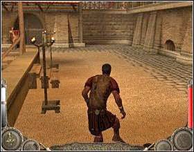 Po krótkiej scence, w której poznasz swojego nauczyciela, przejdź oraz przebiegnij się koło niego [1] - Misja 1 (cz.1) | Augustus W służbie Cezara - Augustus: W służbie Cezara - poradnik do gry