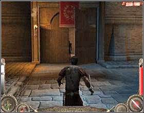 Kiedy przejdziesz przez ogród, uważaj, ponieważ na placu za nim pojawiło się dwóch nowych przeciwników [1] - Misja 2 (cz.2) | Augustus W służbie Cezara - Augustus: W służbie Cezara - poradnik do gry