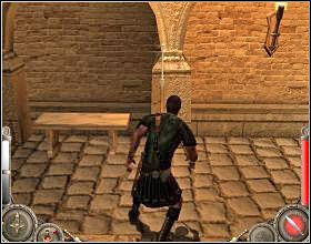 Rusz w stronę przejścia z prawej i poczekaj, aż z senator ze świtą się oddalą - Misja 7 (cz.1) | Augustus W służbie Cezara - Augustus: W służbie Cezara - poradnik do gry