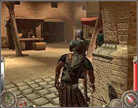 Na kolejnym placu czeka cię przeprawa z dwoma strażnikami [1] - Misja 10 | Augustus W służbie Cezara - Augustus: W służbie Cezara - poradnik do gry