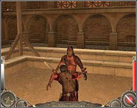 Kiedy dialog dobiegnie końca, wejdź na arenę, gdzie już czeka na ciebie gladiator - Misja 1 (cz.2) | Augustus W służbie Cezara - Augustus: W służbie Cezara - poradnik do gry