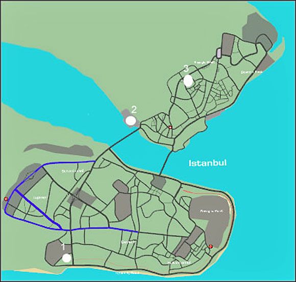 Punkt 1 - Ukryte samochody - Istambuł | Sekrety Driver 3 - Driver 3 - poradnik do gry