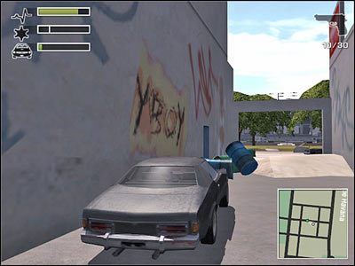 Nieuważnie prowadząc, przegrasz misję już na samym początku pościgu. - Misja 3 - The Siege | Miami Driver 3 - Driver 3 - poradnik do gry