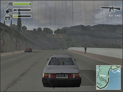 Prawie na samym początku drogę zajedzie Ci inna ciężarówka - Misja 4 - Hijack | Nicea Driver 3 - Driver 3 - poradnik do gry