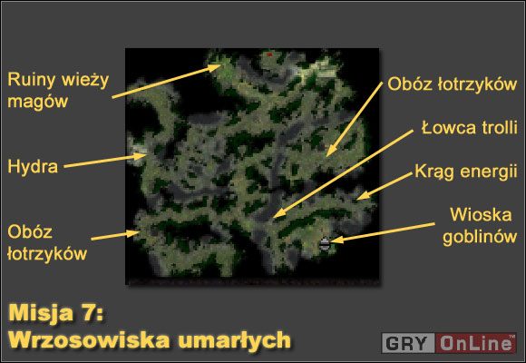 Udajmy się w lewo aż dojdziemy do obozu łotrzyków - Misja 7 | Kampania Cesarstwa | Armie Exigo - Armie Exigo - poradnik do gry