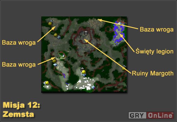 Na początku należy zabezpieczyć trzy wejścia do naszej bazy - Misja 12 | Kampania Cesarstwa | Armie Exigo - Armie Exigo - poradnik do gry