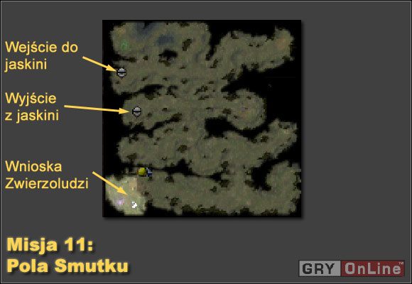 Musimy dotrzeć do pieczęci znajdującej się w południowo-zachodnim zakątku mapy - Misja 11 | Kampania Przeklętych | Armie Exigo - Armie Exigo - poradnik do gry