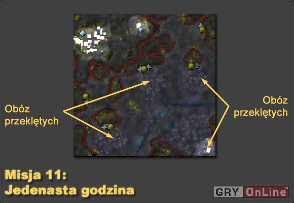 Naszym zadaniem jest zniszczenie czterech baz Przeklętych, do trzech z nich jest swobodny dostęp - Misja 11 | Kampania Zwierzoludzi | Armie Exigo - Armie Exigo - poradnik do gry