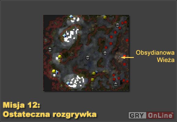 Musimy zadbać by obie bazy nie zostały zniszczone, dlatego powinniśmy zabudować obóz Zwierzoludzi od południa i wschodu Totemami (można je także budować w obozie ludzi) - Misja 12 | Kampania Zwierzoludzi | Armie Exigo - Armie Exigo - poradnik do gry