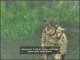 Oto lista poleceń, które można wydawać swoim podwładnym (w przypadku tej misji jest to sam Hartsock) - Ambush at Exit 4 (1) | Rozdział 4 | Brothers in Arms Road to Hill 30 - Brothers in Arms: Road to Hill 30 - poradnik do gry