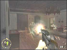 Wyjdź z budynku i skieruj się w lewo - Objective XYZ (4) | Rozdział 5 | Brothers in Arms Road to Hill 30 - Brothers in Arms: Road to Hill 30 - poradnik do gry