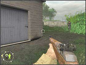 Dojdziecie w końcu do miejsca, w którym znajduje się stanowisko maszynowe - Foucarville Blockade (2) | Rozdział 6 | Brothers in Arms Road to Hill 30 - Brothers in Arms: Road to Hill 30 - poradnik do gry