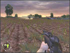 Podejdź do szybowca a po chwili załączy się scenka przerywnikowa - Rommels Asparagus (3) | Rozdział 7 | Brothers in Arms Road to Hill 30 - Brothers in Arms: Road to Hill 30 - poradnik do gry