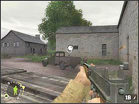 Podejdź kawałek do przodu i skręć w prawo - Action at Vierville (1) | Rozdział 8 | Brothers in Arms Road to Hill 30 - Brothers in Arms: Road to Hill 30 - poradnik do gry