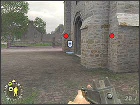 Przy odrobinie szczęścia uda Ci się zaskoczyć wrogich żołnierzy - Action at Vierville (3) | Rozdział 8 | Brothers in Arms Road to Hill 30 - Brothers in Arms: Road to Hill 30 - poradnik do gry