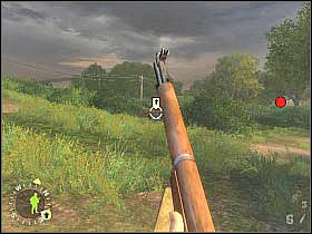 Przy odrobinie szczęścia powinno Ci się udać zaskoczyć dwie grupy wrogich żołnierzy - The Crack of Dawn (2) | Rozdział 10 | Brothers in Arms Road to Hill 30 - Brothers in Arms: Road to Hill 30 - poradnik do gry