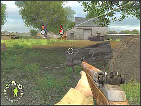 W czasie gdy Twoje drużyny spróbują zająć wrogich żołnierzy Ty powinieneś skierować się w lewo - The Fall of St. Come (1) | Rozdział 11 | Brothers in Arms Road to Hill 30 - Brothers in Arms: Road to Hill 30 - poradnik do gry